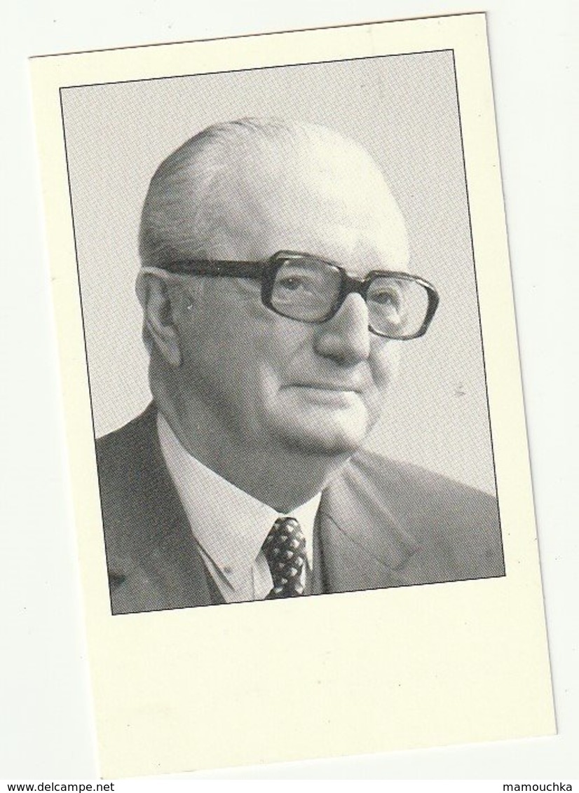 Décès José NIHOUL Pollet Claessens Notaire Sénateur Bourgmestre Résistant Montenaken Villers-Saint-Siméon 1996 - Images Religieuses