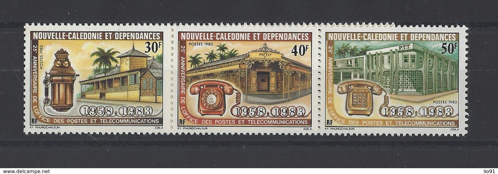 NOUVELLE-CALEDONIE.  YT  N° 472/474  Neuf **  1983 - Nuevos