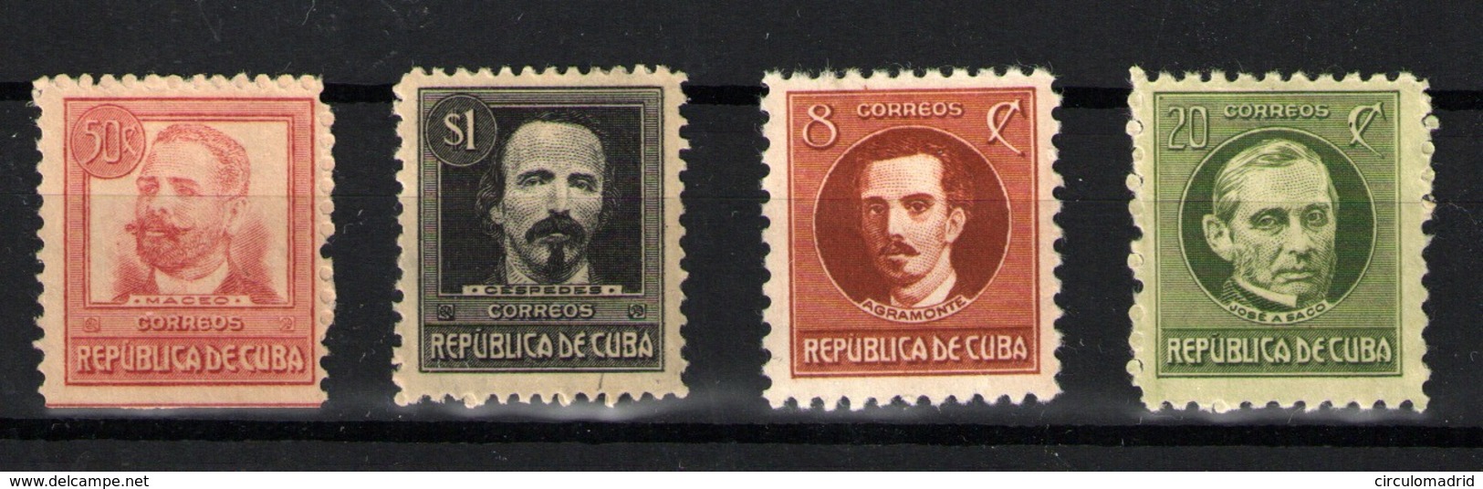 Cuba Nº 182/83, 188ª, 189ª. Año 1917-45 - Nuevos