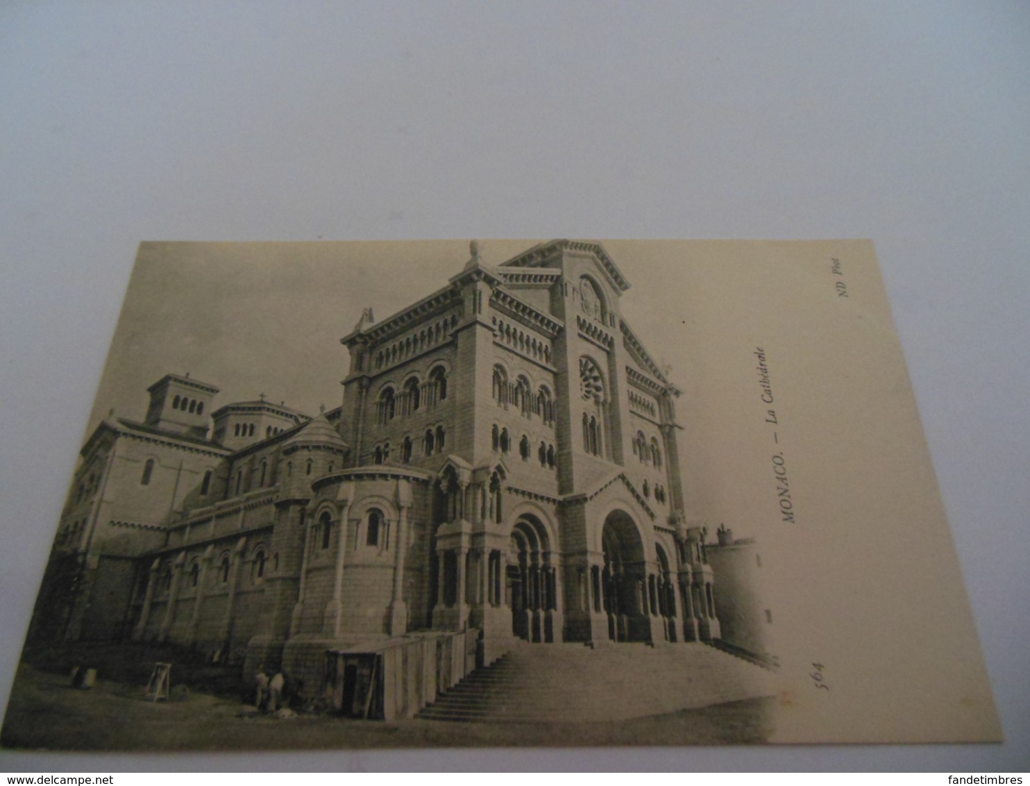 CPA : N° 564 : MONACO : La Cathédrale : 2 Hommes Travaillant Au Pied De La Cathédrale - Non Circulée - Saint Nicholas Cathedral