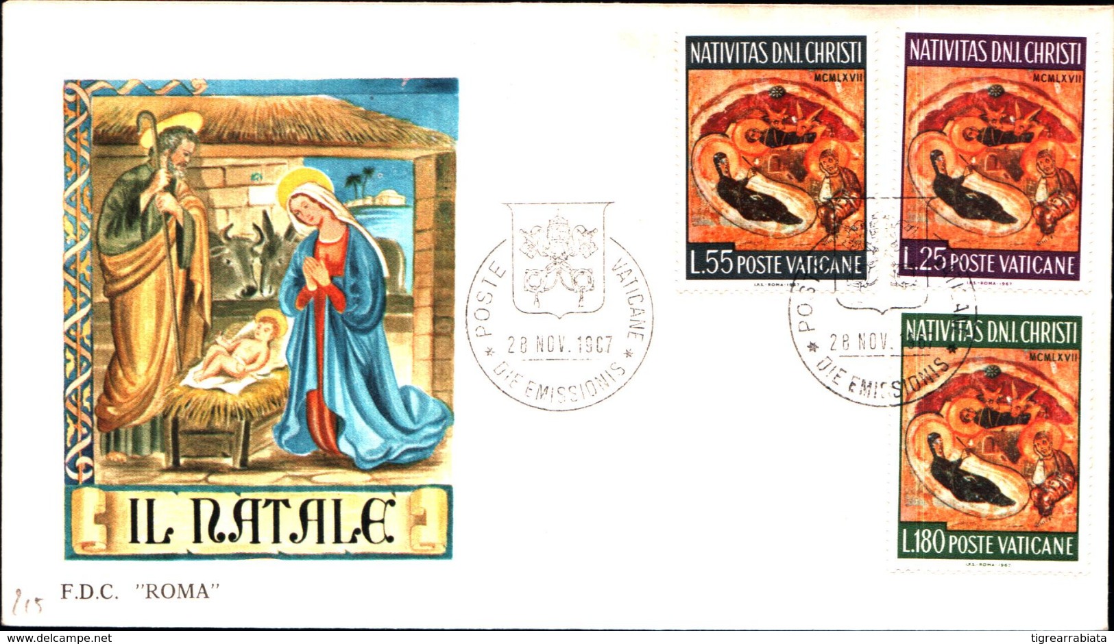 13560a)F.D.C.  Natale - 28 Novembre 1967 - Cartoline Maximum