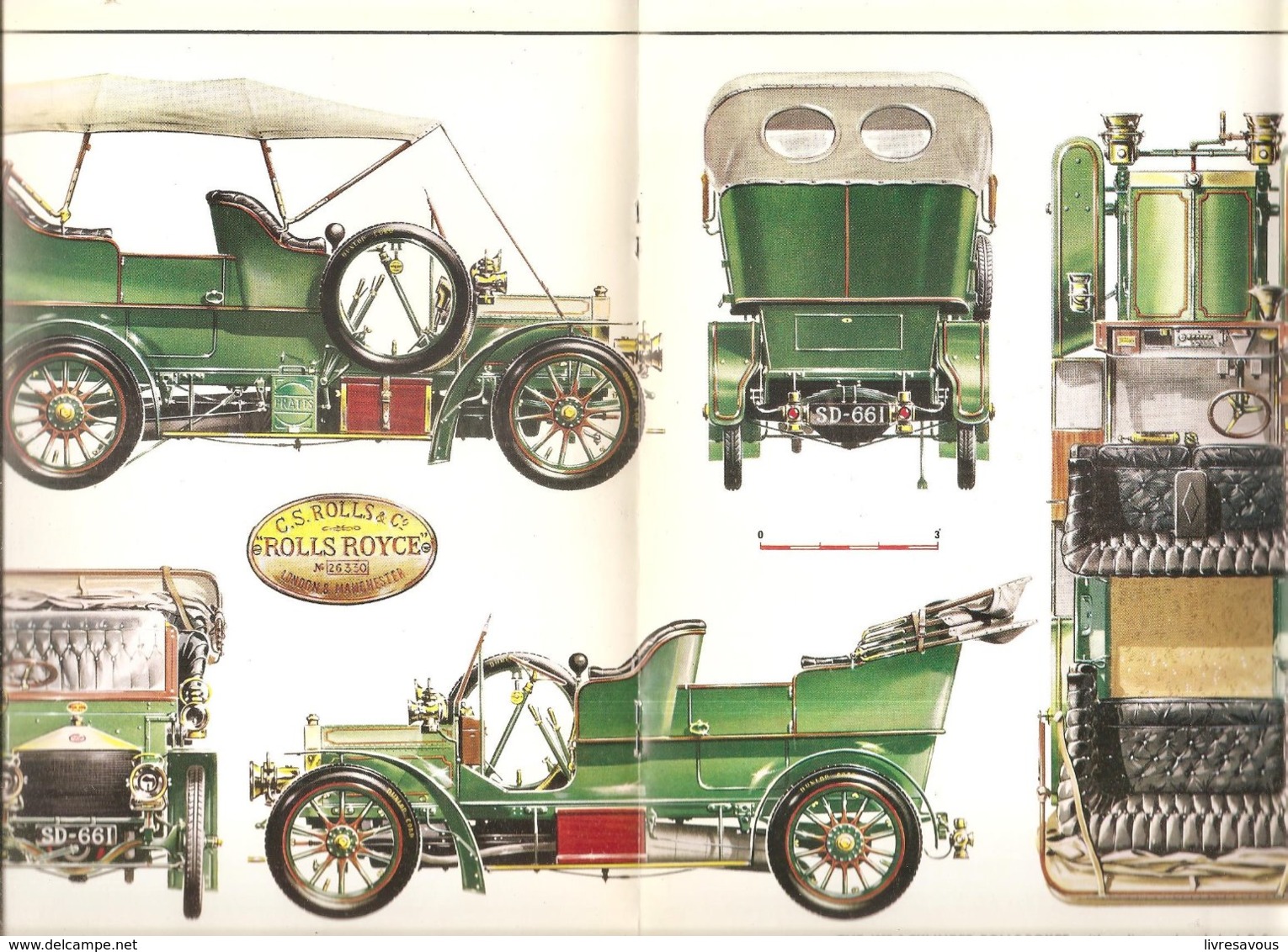 The 1905 3-Cynlinder Rolls-Royce Profile Publication N°49 Des Années 1970 - Advertising