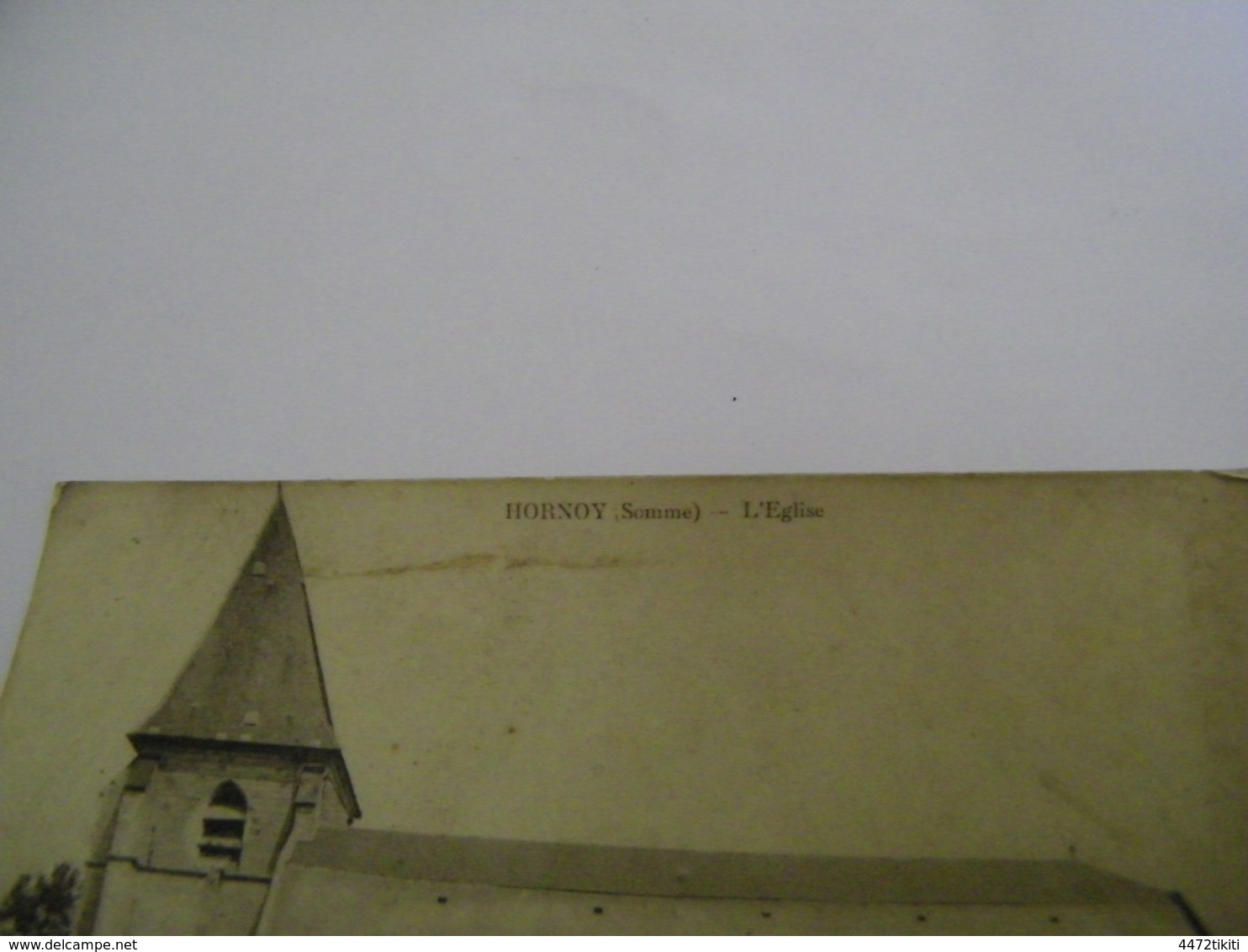 C.P.A.- Hornoy (80) - L'Eglise - 1916 - TTB (CP 91) - Hornoy Le Bourg