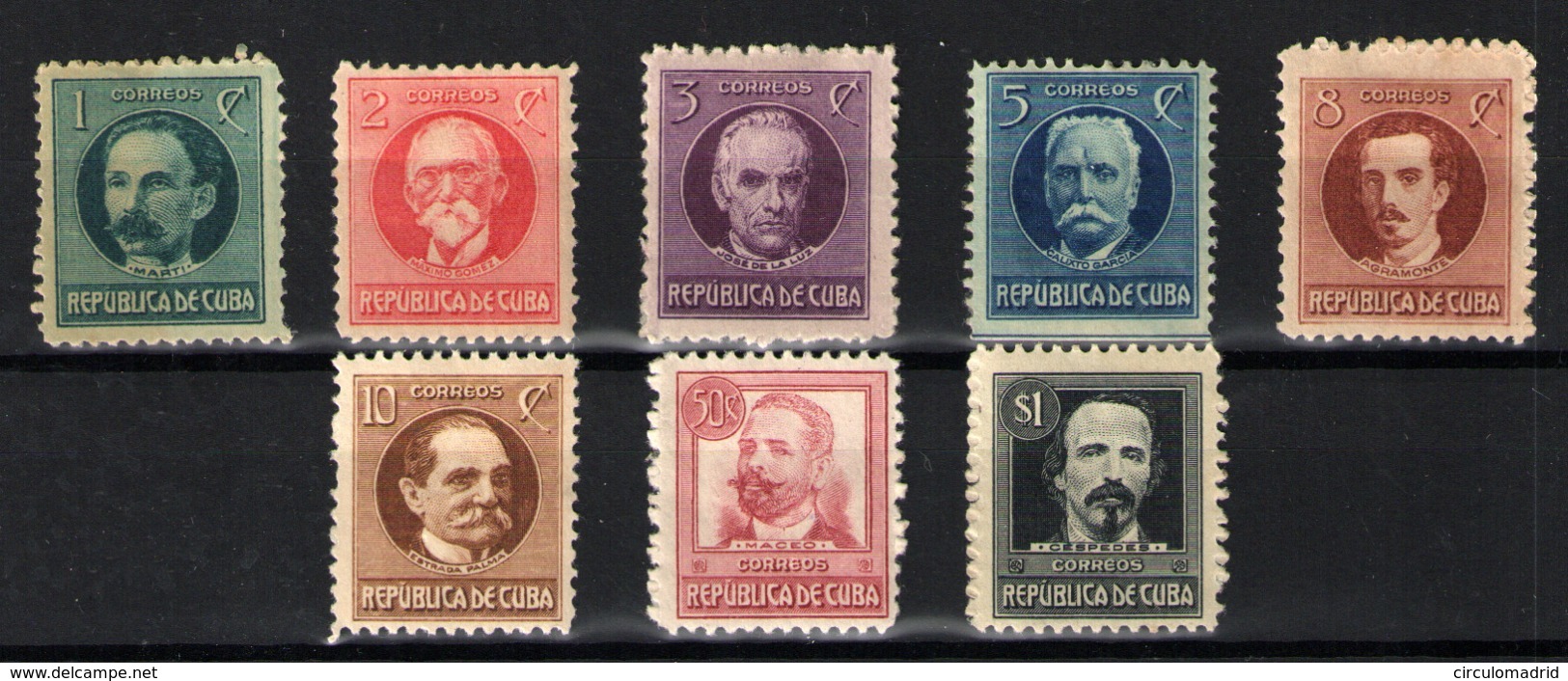 Cuba Nº 175/80 Y 182/83. Año 1917 - Nuevos