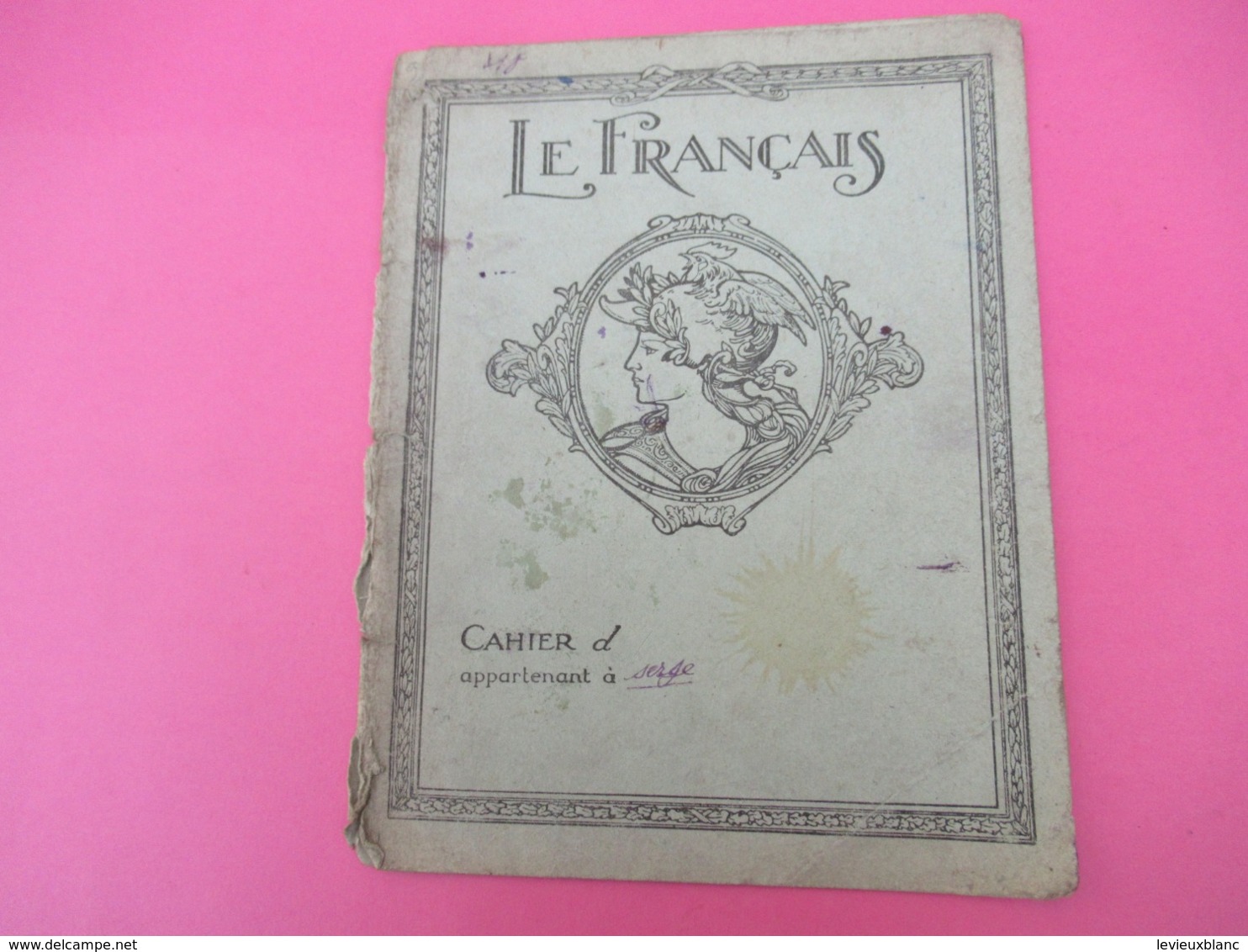 Couverture De Cahier D’écolier/Le Français/Vers 1900-1930   CAH236 - Cartoleria
