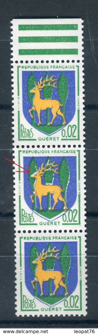 Variété N° Yvert 1351B, Cerf Décalé Dans Une Bande De 3, Neufs Luxe - Prix Fixe - Réf V 752 - Unused Stamps