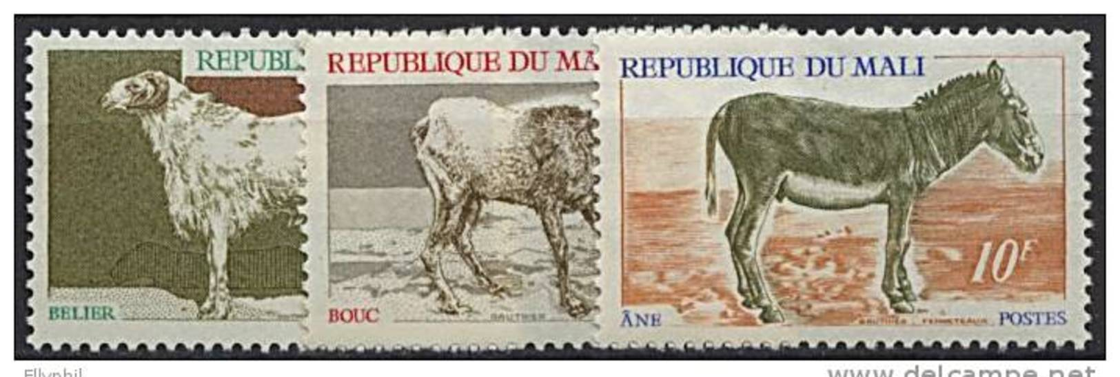 Mali, N° 124 à N° 128** Y Et T - Malí (1959-...)