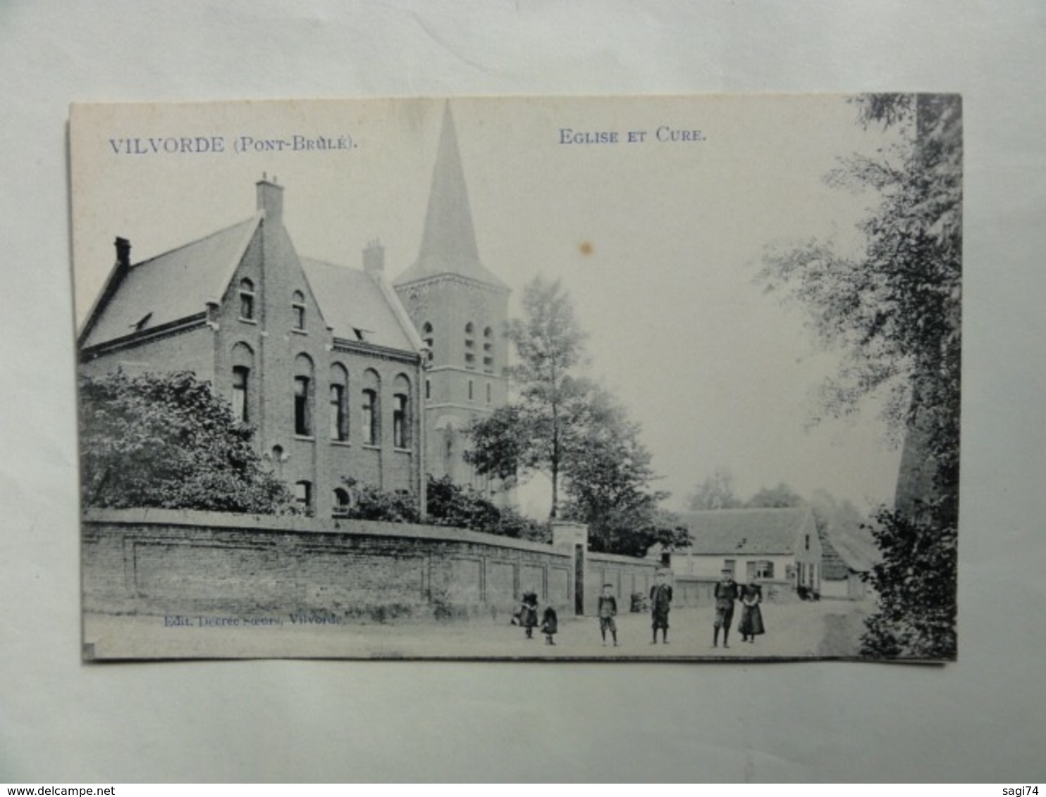 Vilvoorde / Vilvorde , (Pont-Brûlé) Eglise Et Cure - Vilvoorde