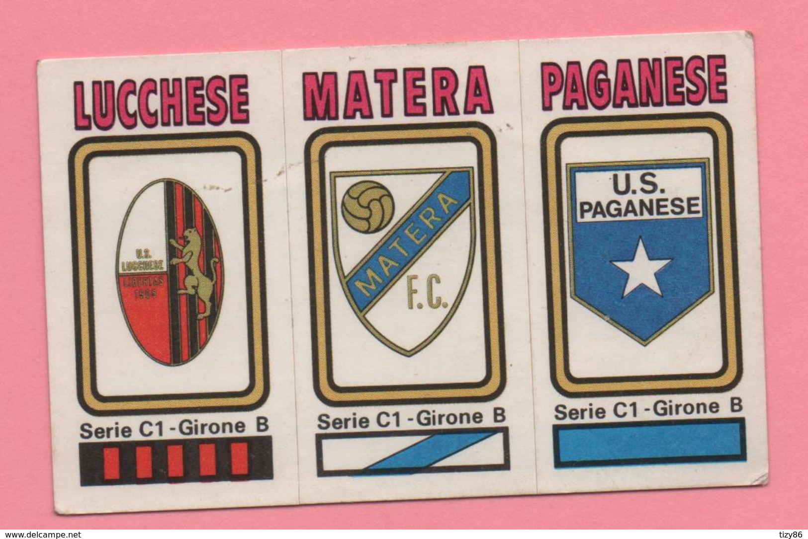 Figurina Panini 1978/79 - Lucchese, Matera, Paganese - Trading Cards