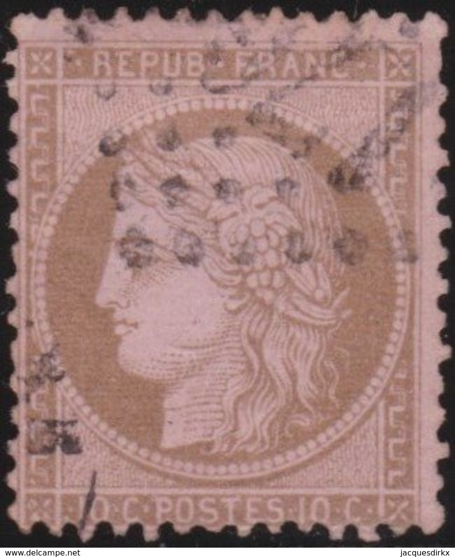 France  .   Yvert   .     58     .     O          .       Oblitéré - 1871-1875 Cérès