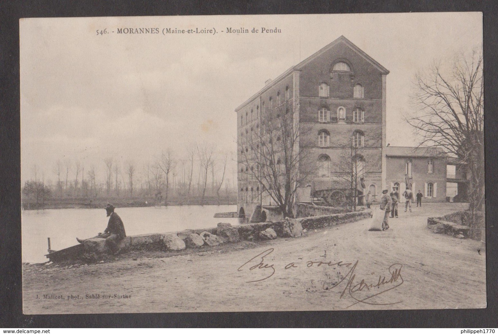 CPA MORANNES-Moulin De Pendu-Animée- - Other & Unclassified