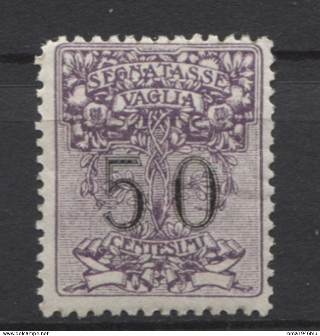 REGNO 1924 SEGNATASSE PER VAGLIA 50 C. ** MNH - Tax On Money Orders