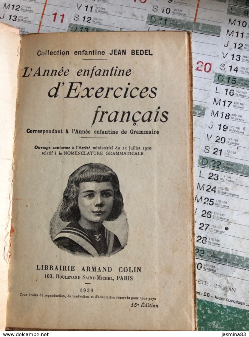 L’Annee  Enfantine D’exercices Français - 6-12 Años