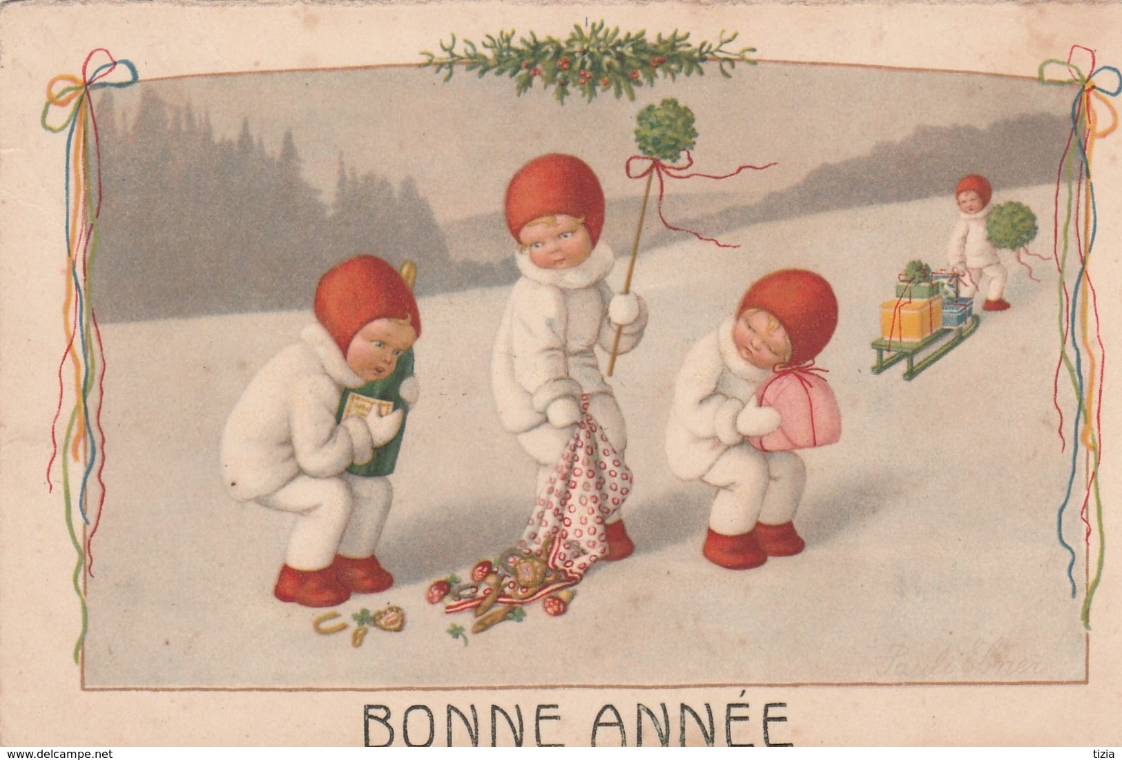 Enfants Dans La Neige.  Scan - Ebner, Pauli