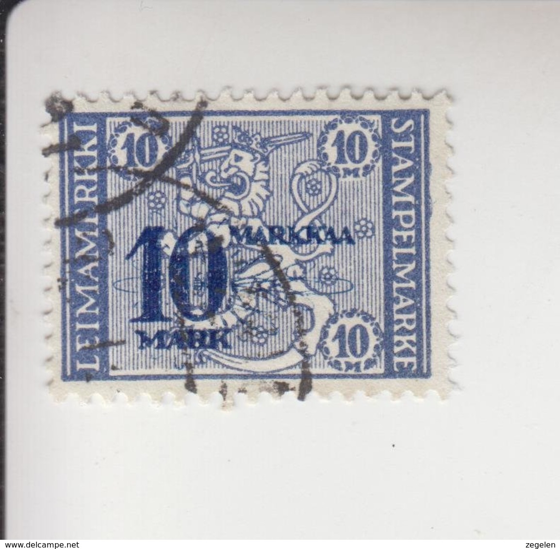 Finland Fiskale Zegel Cat. Barefoot Stämpelmärke 197 - Revenue Stamps