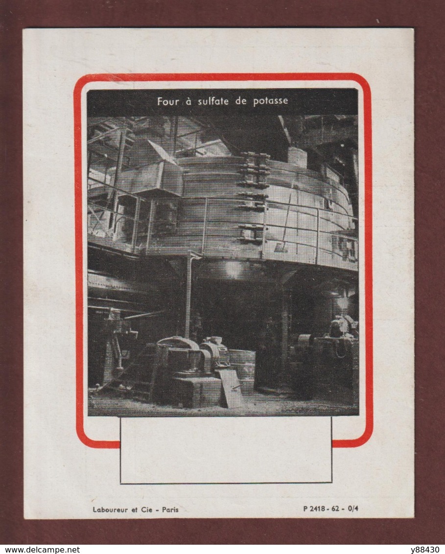 ENGRAIS PEC - POTASSE ET ENGRAIS CHIMIQUES  D' ALSACE - Année 1960 -  Voir Les Différentes Formules  - 4 Photos - Advertising