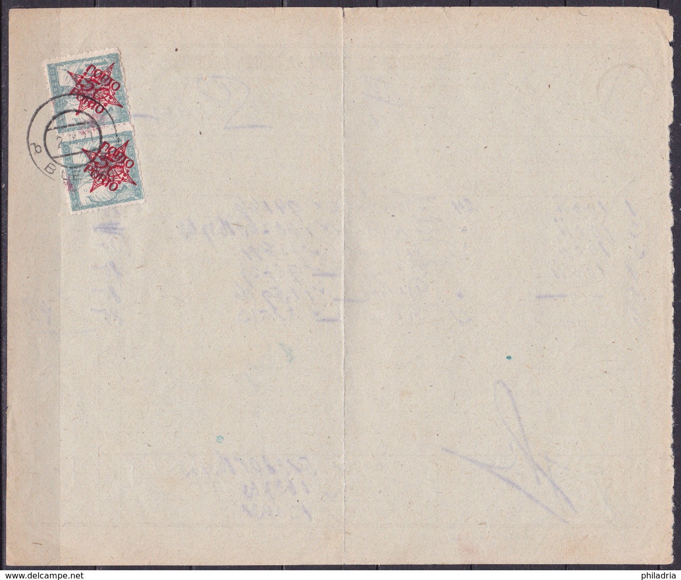 Slovenia, Chainbreakers, Delivery List For Money Transfer Forms, Bled, 1921 - Covers & Documents