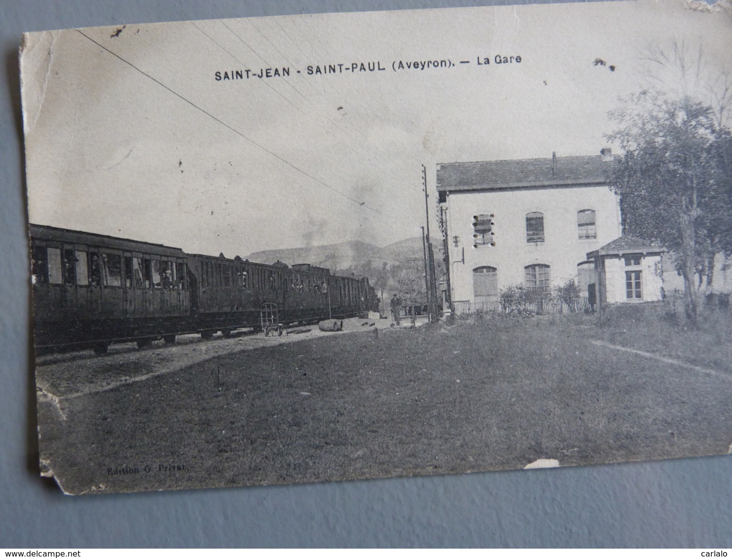 Cpa  ST JEAN ST PAUL AVEYRON Train Voir Descriptif - Autres & Non Classés