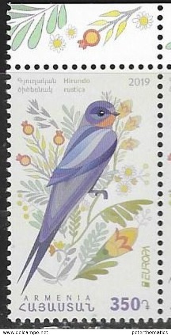 ARMENIA, 2019, MNH, EUROPA, BIRDS,1v - 2019