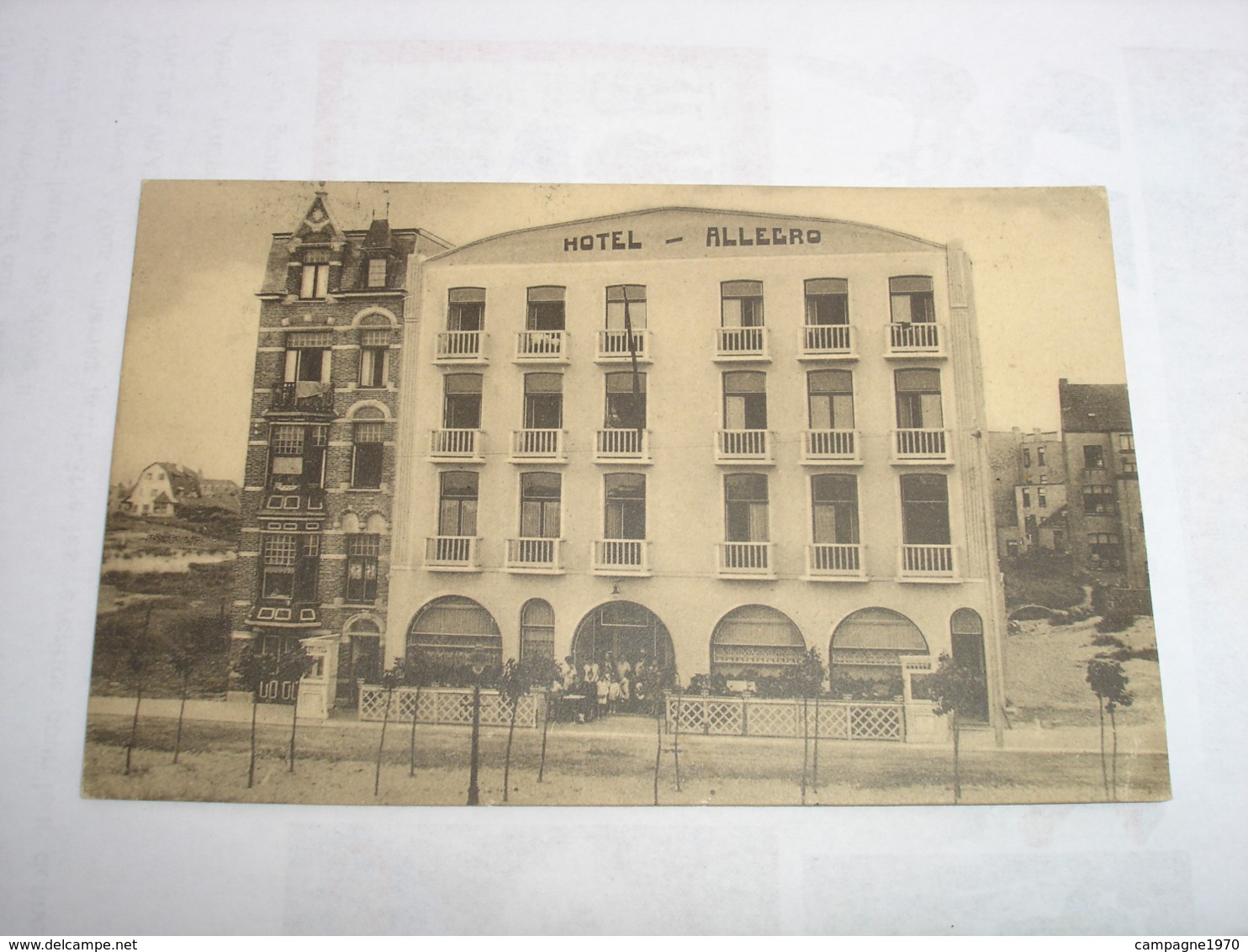 CPA - KNOKKE ( DAMME BRUGGE ) - HOTEL ALLEGRO ( AVENUE VAN BUNNEN - 1929 ) - Knokke