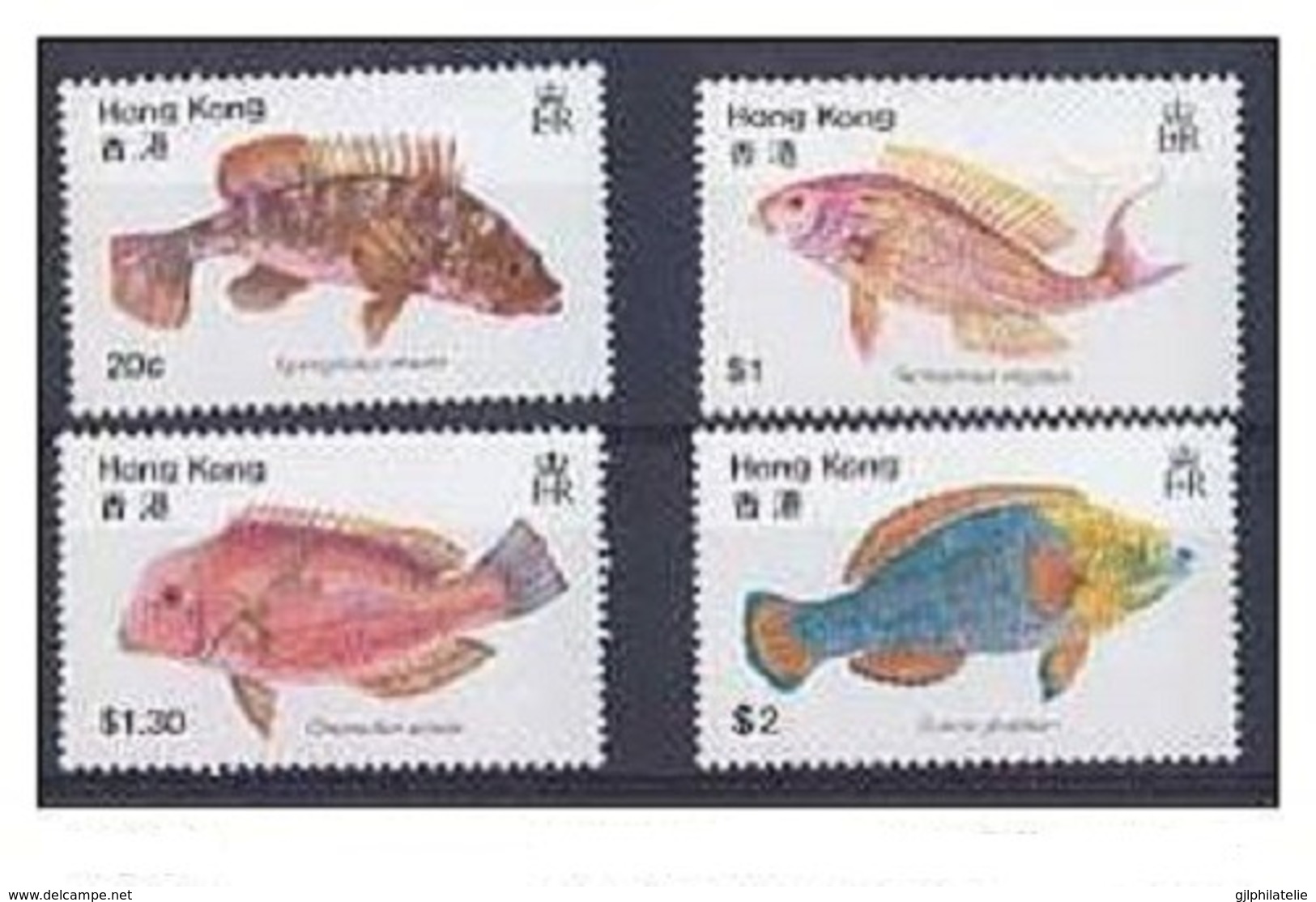 HONG KONG 0362/65 Poissons - Unused Stamps