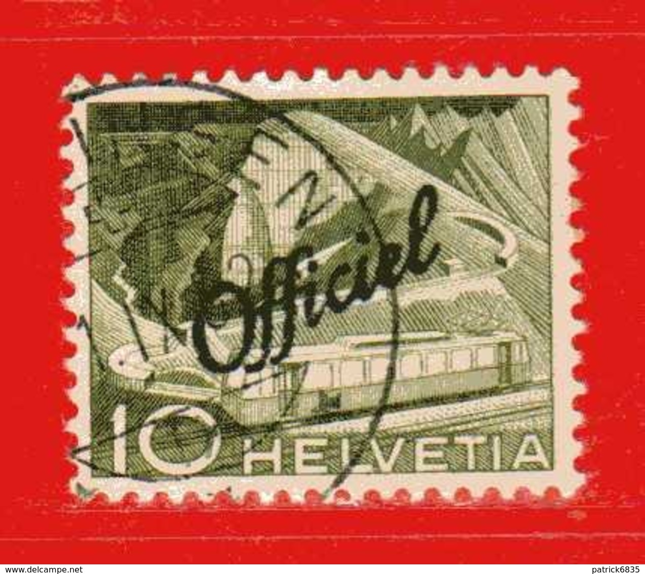 Svizzera ° - 1950 -  TECHNIQUE Et PAYSAGES . OFFICIEL - Zum. 66 / Mi. 65 / Unif. 286.  Usato - Servizio