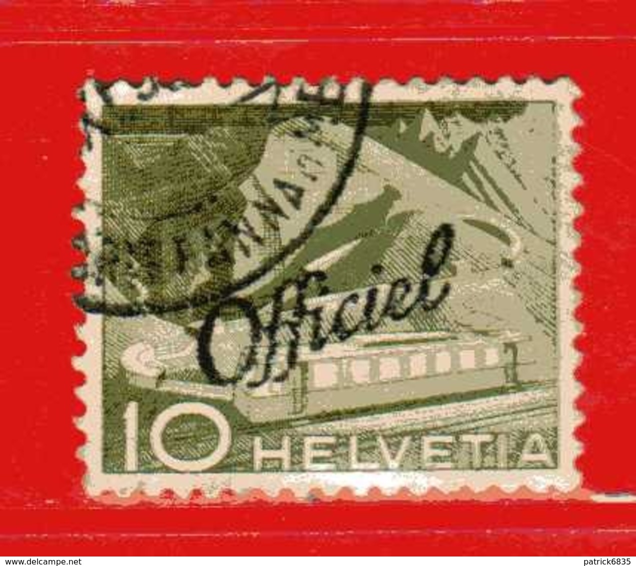 Svizzera ° - 1950 -  TECHNIQUE Et PAYSAGES . OFFICIEL - Zum. 66 / Mi. 65 / Unif. 286.  Usato - Servizio