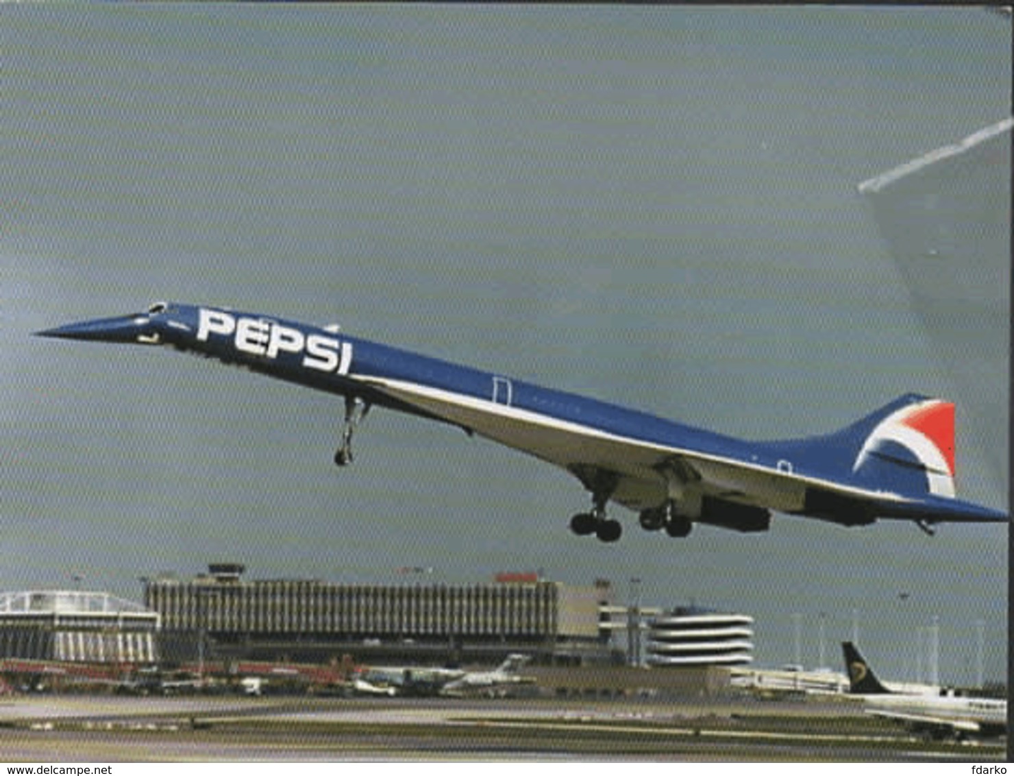 Air France Airlines SST CONCORDE PEPSI F-BTSD Airways AirFrance Airplane Franch - 1946-....: Era Moderna