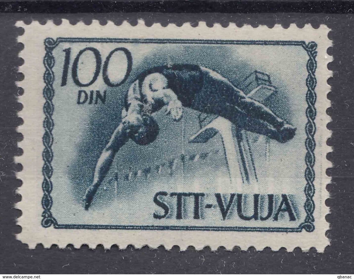 Italy Yugoslavia Trieste Zone B, Sport 1952 Mi#65 Sassone#51 Mint Never Hinged - Neufs