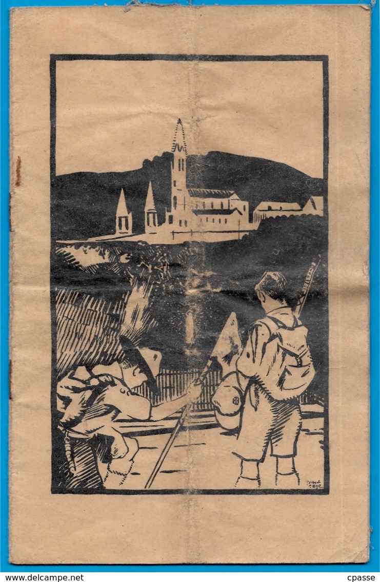 En L'état Fascicule Pèlerinage National SCOUT à (65) LOURDES Hautes-Pyrénées 1927 (Chansons Scouts) * Scoutisme - Non Classés