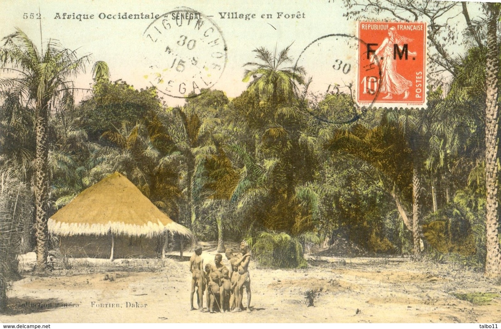 Afrique Occidentale - Sénégal - Village En Fôret - Sénégal
