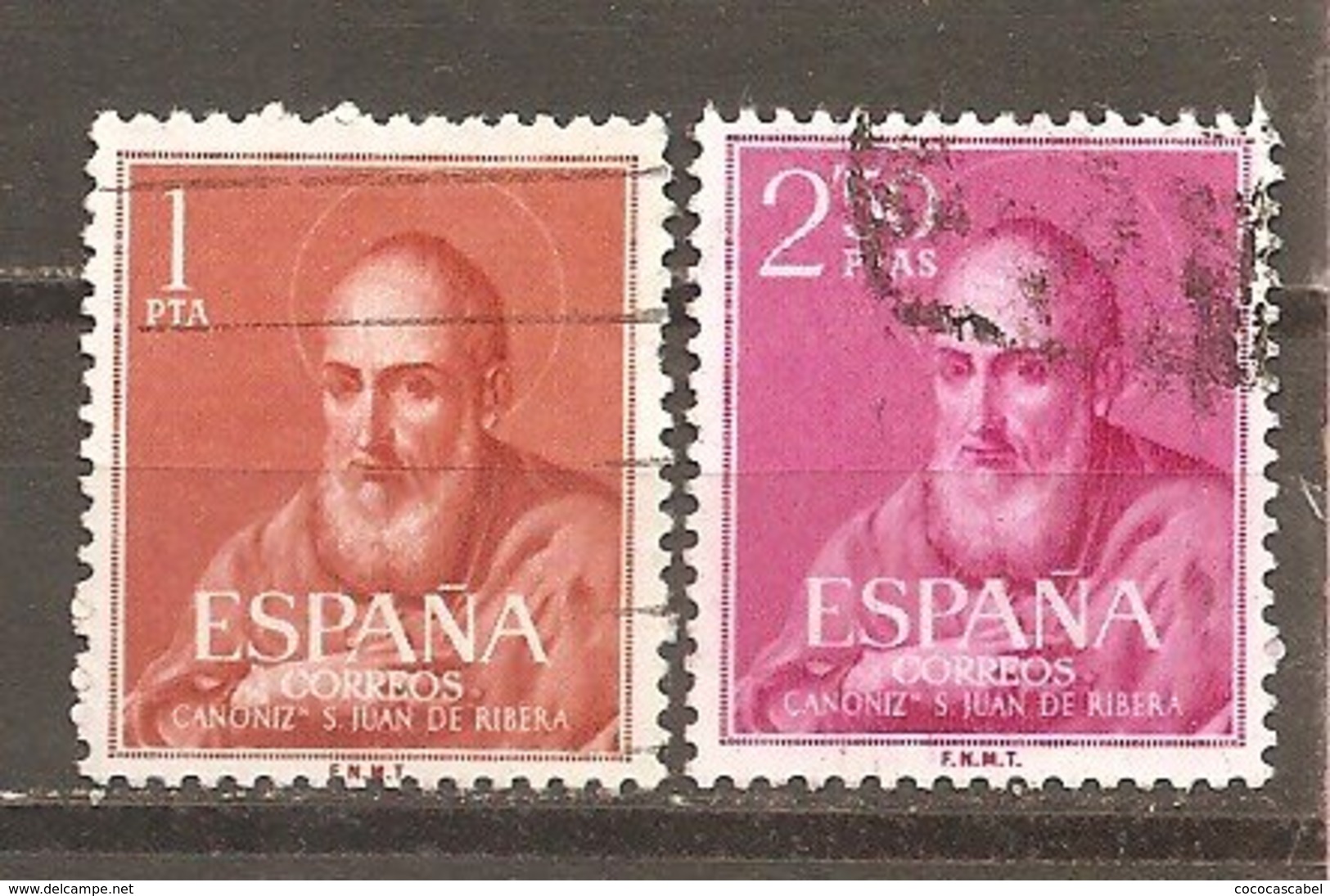 España/Spain-(usado) - Edifil  1292-93  - Yvert  973-74 (o) - Usados