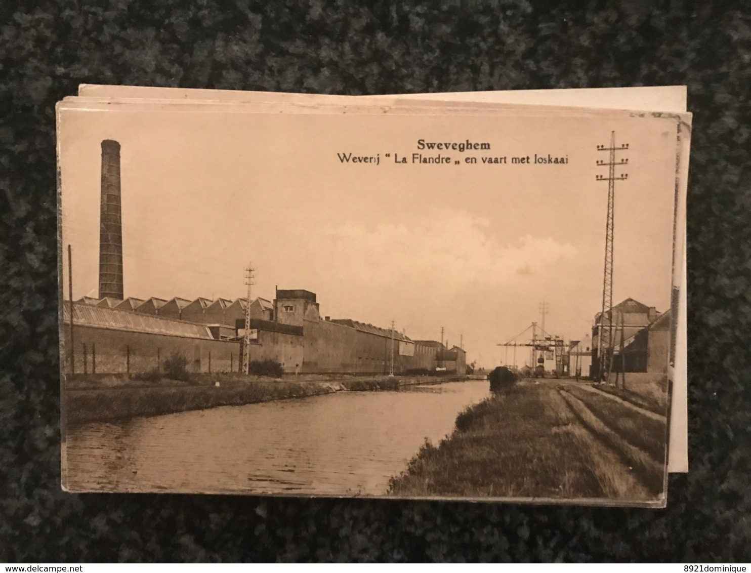 Sweveghem ( Zwevegem) : Weverij La Flandre En Vaart Met Loskaai - Fabriek Usine - Zwevegem