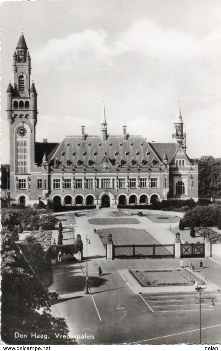 NETHERLANDS-DEN HAAG-VREDESPALEIS- VIAGGIATA 1950 - Den Haag ('s-Gravenhage)