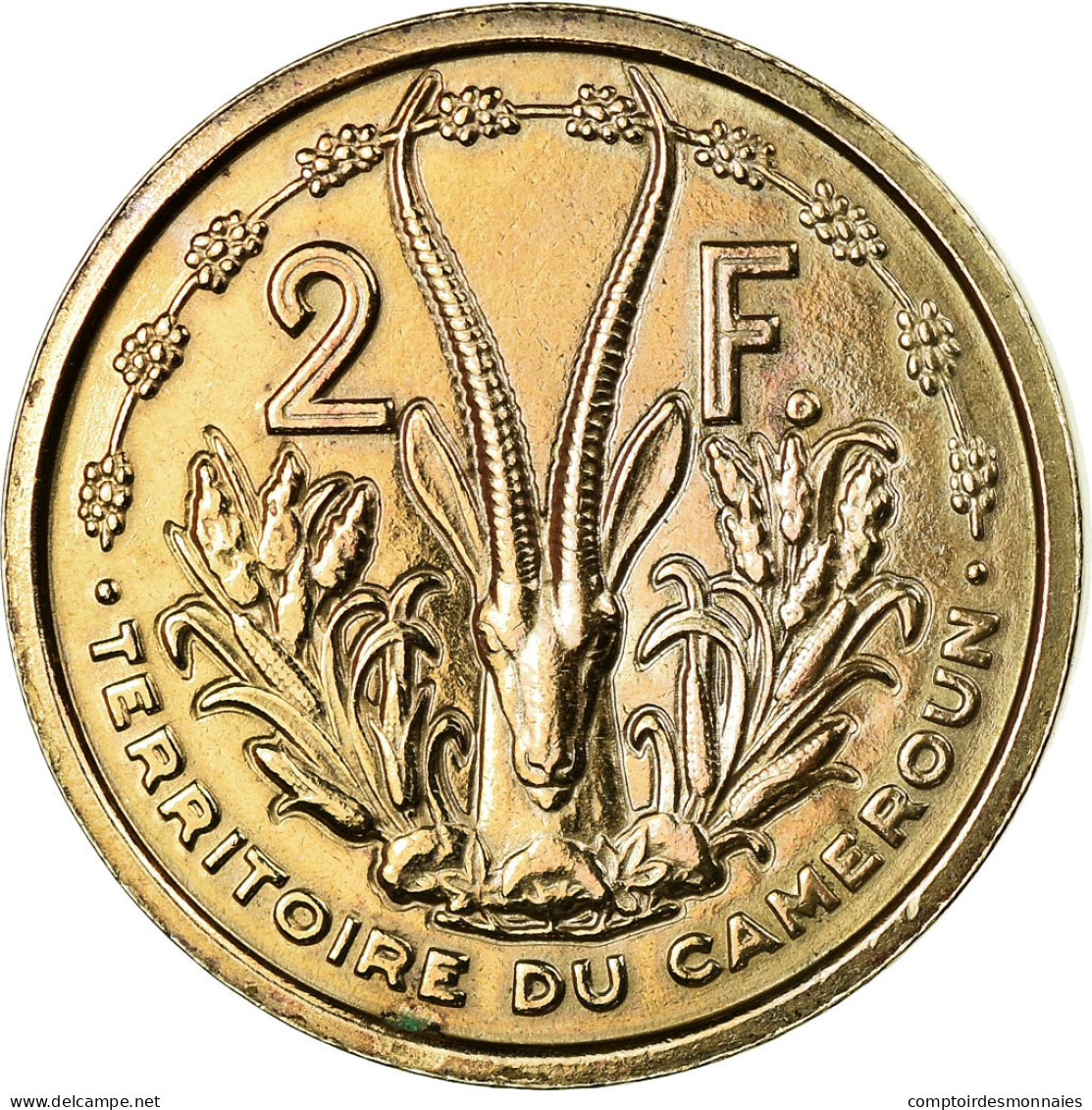 Monnaie, Cameroun, 2 Francs, 1948, Paris, ESSAI, SUP+, Copper-nickel, KM:E6 - Cameroon