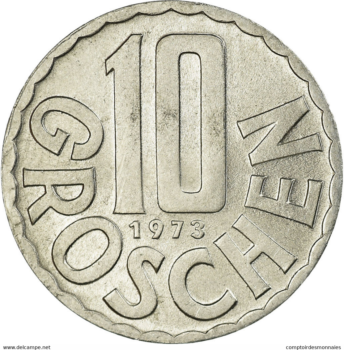 Monnaie, Autriche, 10 Groschen, 1973, Vienna, SUP+, Aluminium, KM:2878 - Autriche