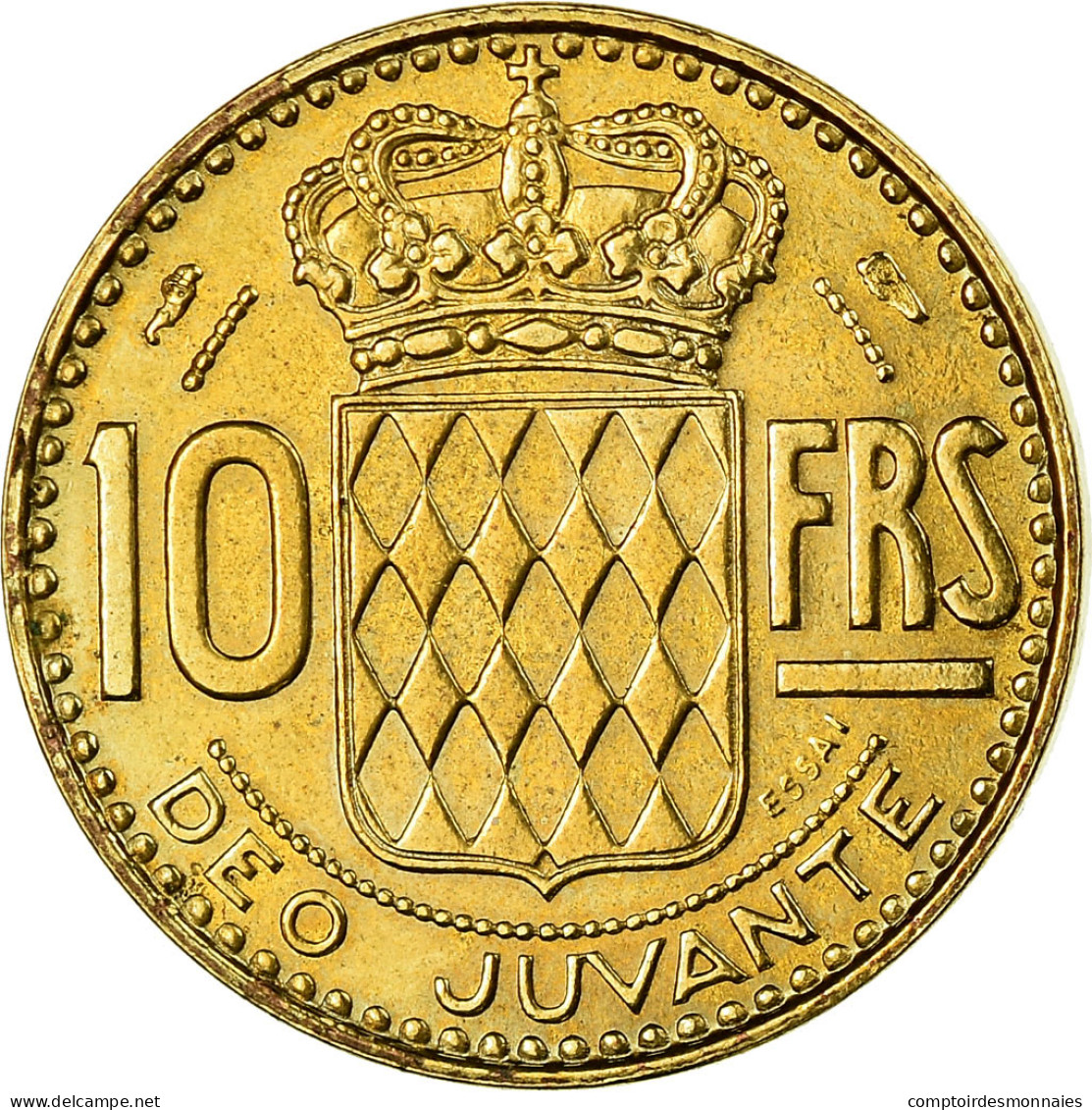 Monnaie, Monaco, Rainier III, 10 Francs, 1950, Paris, ESSAI, SUP - 1949-1956 Francos Antiguos