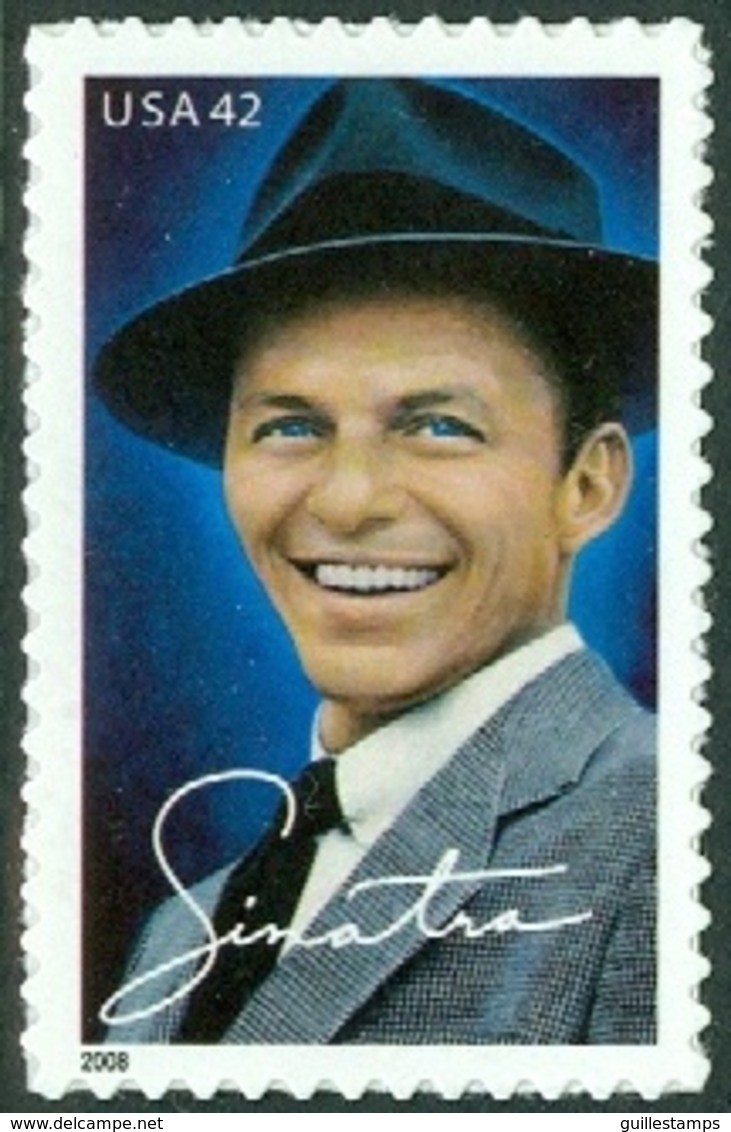 UNITED STATES OF AMERICA 2008 SINGER/ACTOR FRANK SINATRA** (MNH) - Nuovi