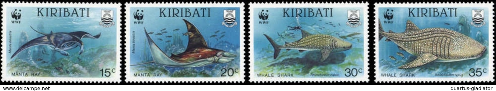 1991, Kiribati, 566-69, ** - Kiribati (1979-...)