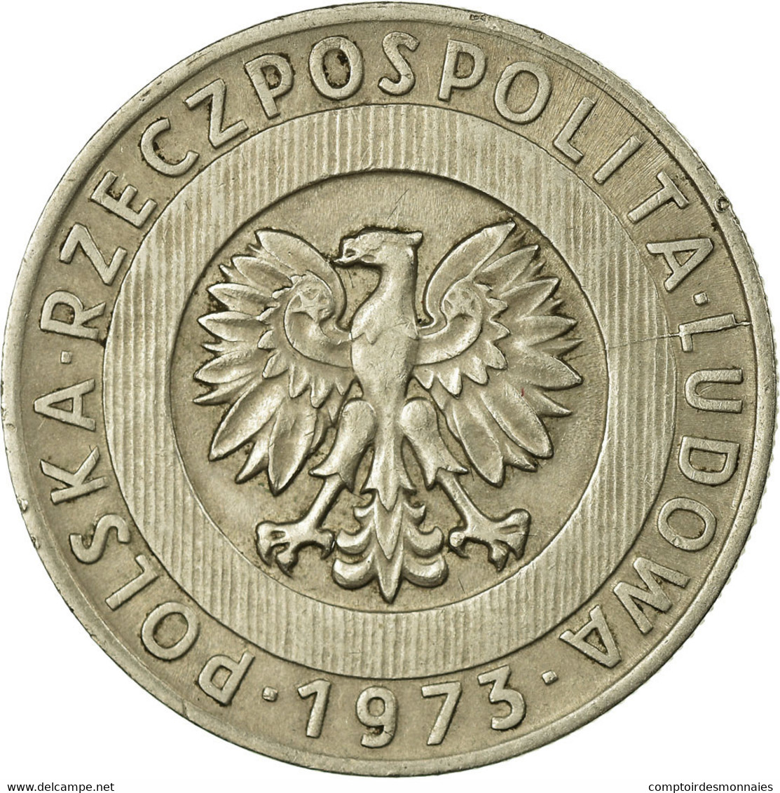 Monnaie, Pologne, 20 Zlotych, 1973, Kremnica, TTB, Copper-nickel, KM:67 - Pologne