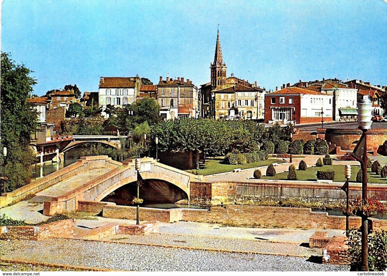 [MD3724] CPM - FRANCIA - MURET SQUARE CLEMENT ADER PIONNIER DE L'AVIATION - PERFETTA - Viaggiata - Muret