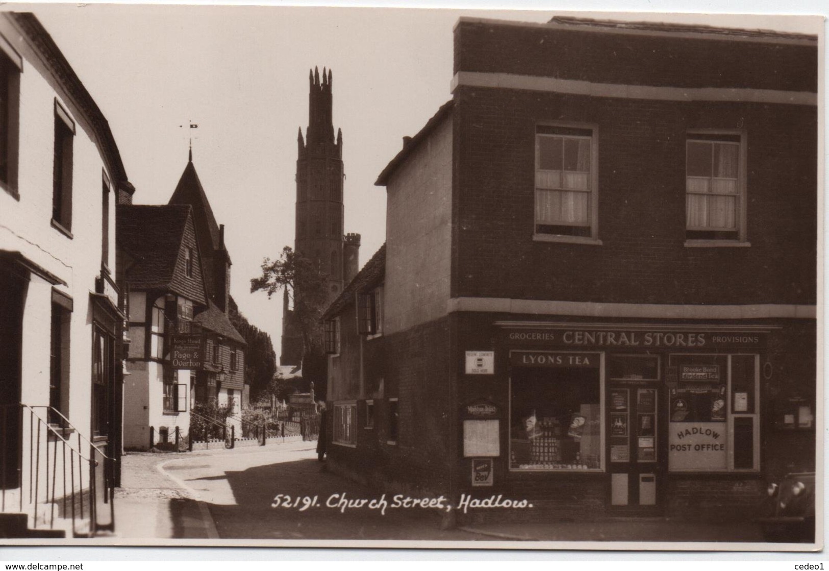 CHURCH STREET HADLOW - Autres & Non Classés