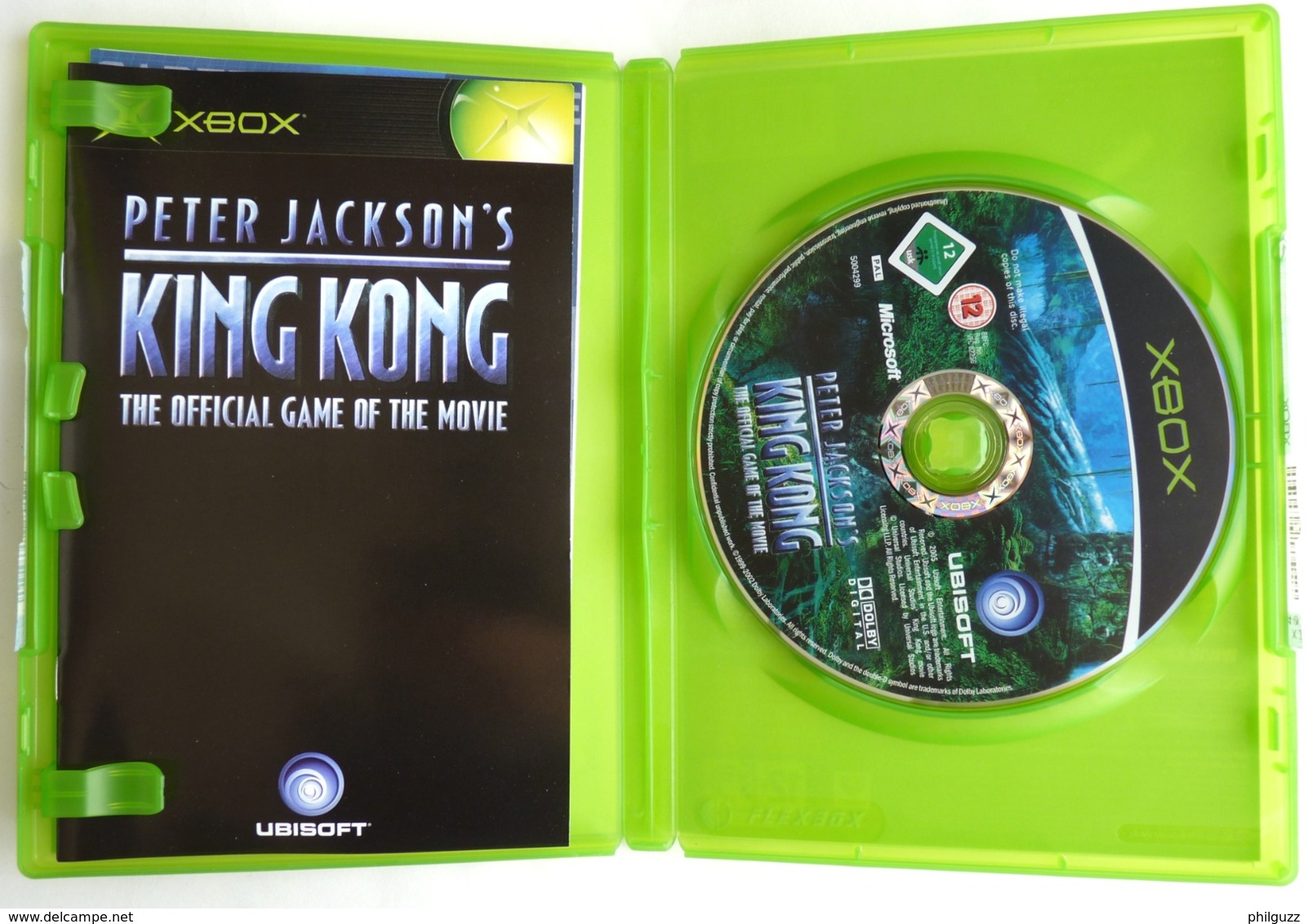 JEU XBOX KING KONG THE OFFICIAL GAME OF THE MOVIE  AVEC BOITIER ET LIVRET - Xbox