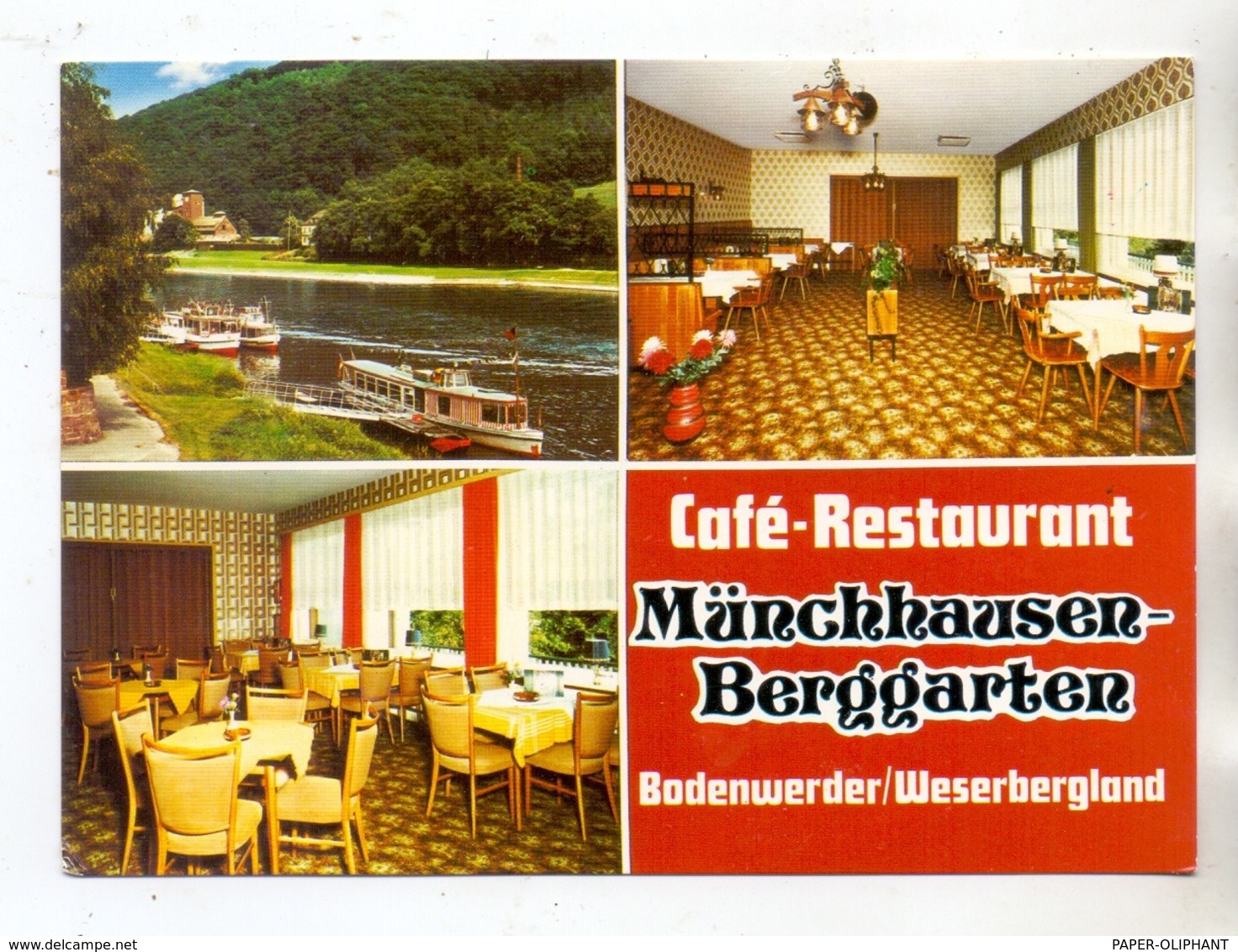 3452 BODENWERDER, Cafe-Restaurant Münchhausen-Berggarten - Bodenwerder