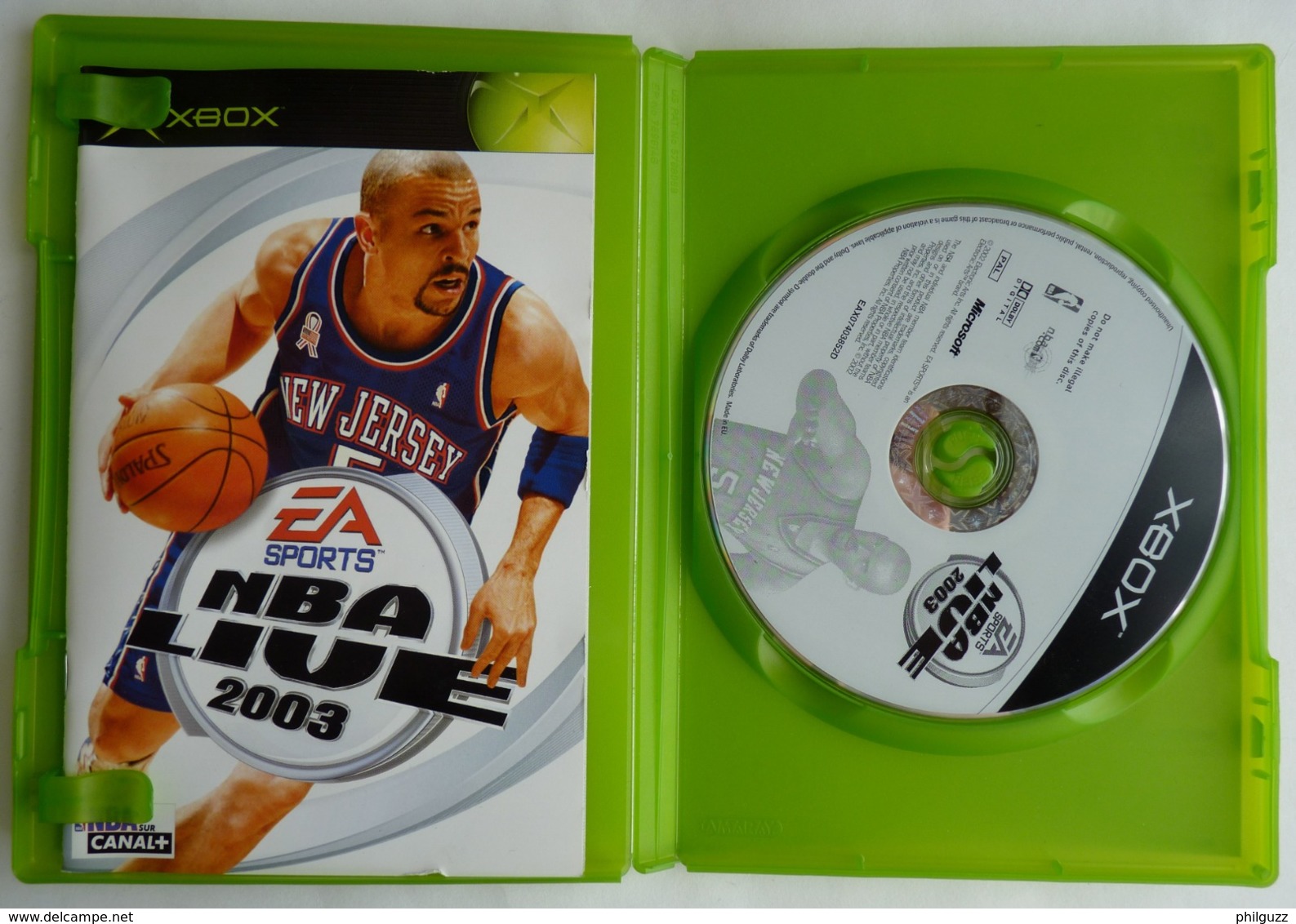 JEU XBOX NBA LIVE 2003  AVEC BOITIER ET LIVRET - Xbox