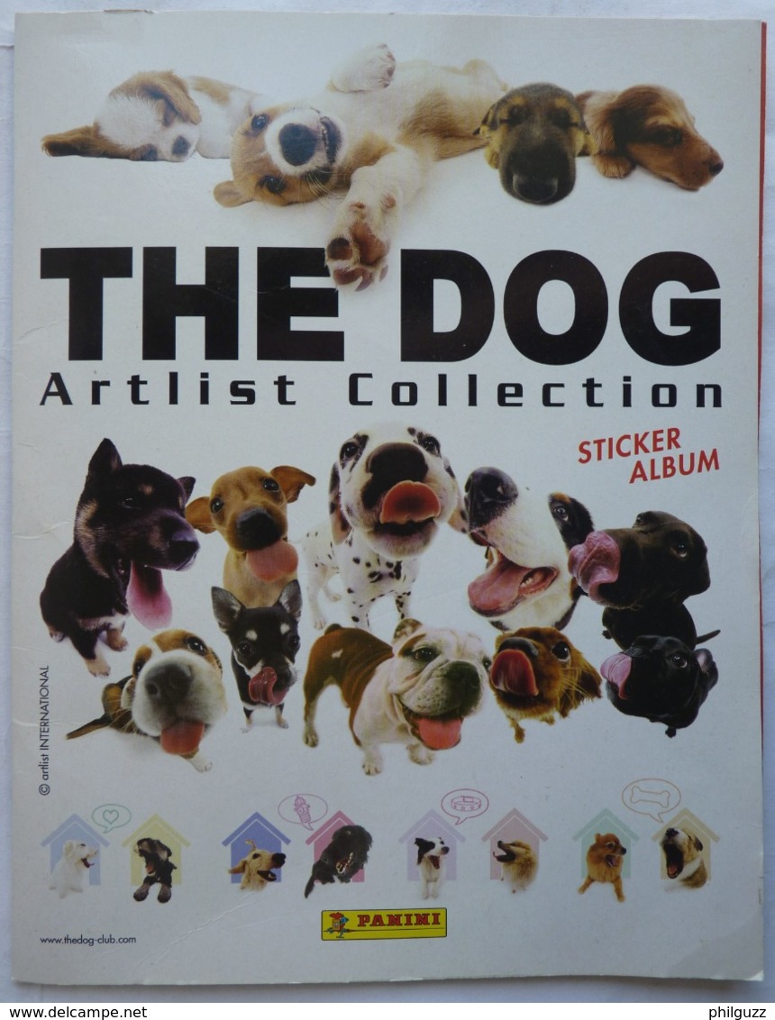 ALBUM D'IMAGES PANINI THE DOG 2006 - LES CHIENS CHIEN - COMPLET AVEC POSTER - Edition Française