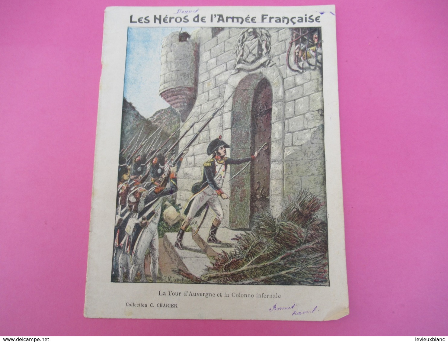 Couverture De Cahier écolier/Les Héros De L'Armée Française/La Tour D'Auvergne /Charier/Saumur/Vers 1900  CAH255 - Sonstige & Ohne Zuordnung