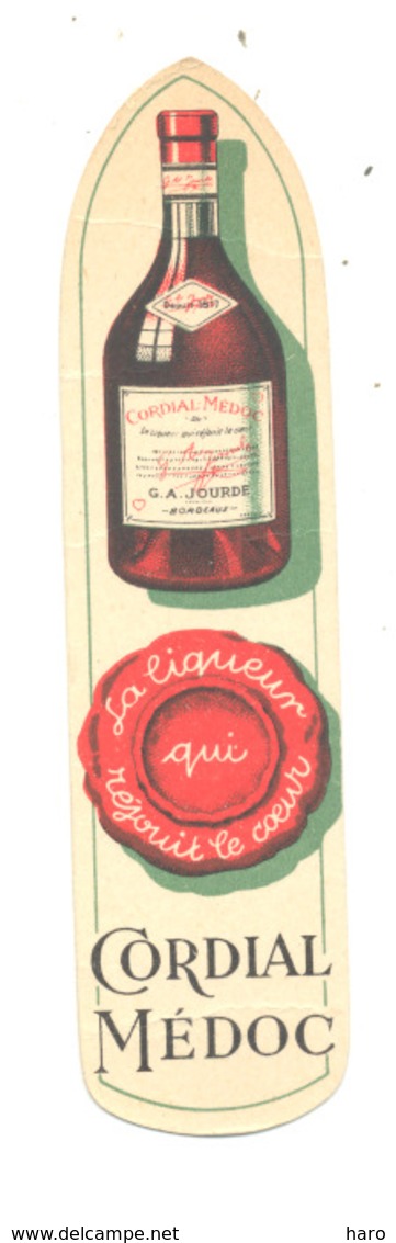 Marque Pages - Signet - Publicitaire - Liqueur " Vieille Cure " Et "Cordial Médoc "   (b260) - Marque-Pages