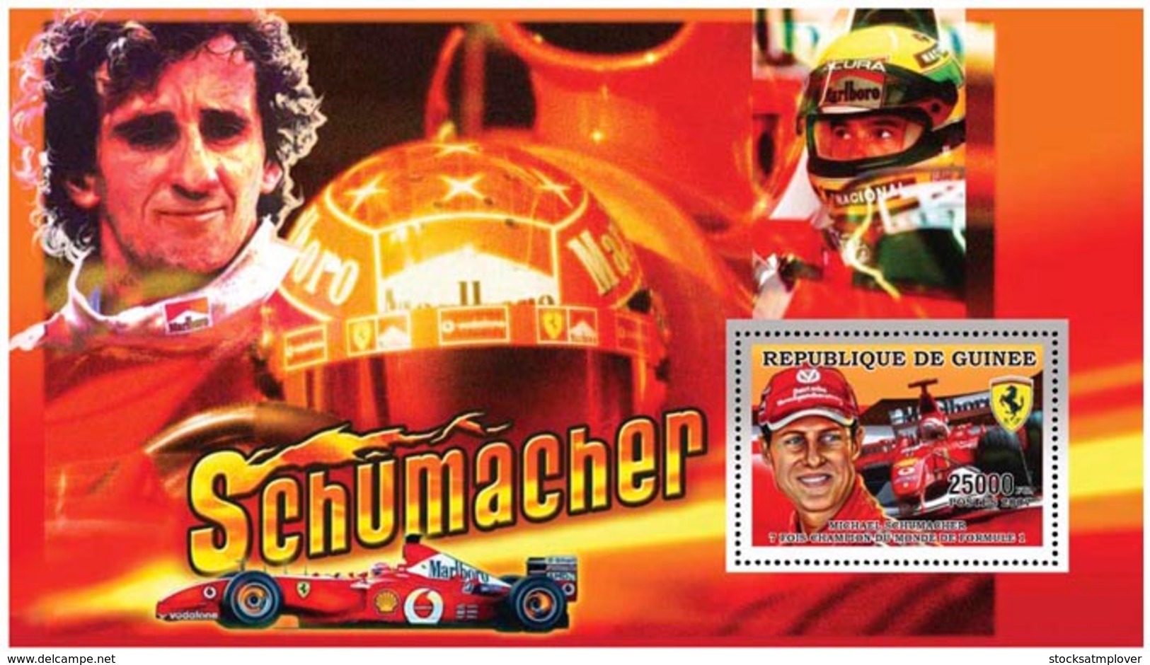 Guinea 2006  Formula 1, Racing Car ,Michael Schumacher - Guinea (1958-...)