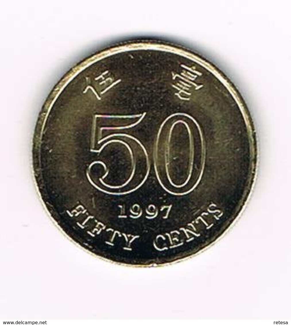//  HONG KONG  50  CENTS 1997 - Hong Kong